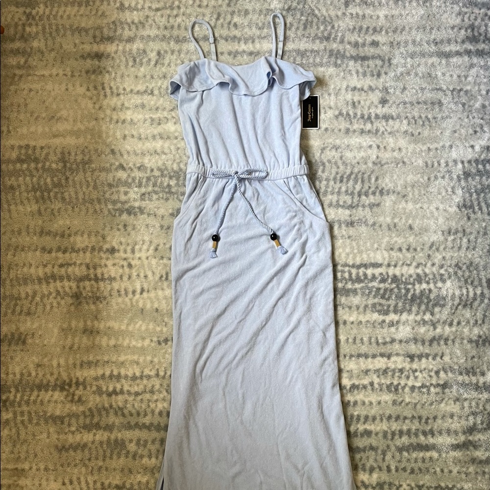 NWT Juicy Couture Baby Blue Ruffle Dress